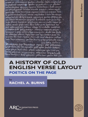 cover image of A History of Old English Verse Layout